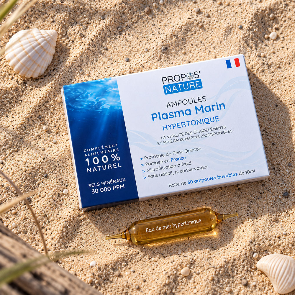 Plasma marin hypertonique