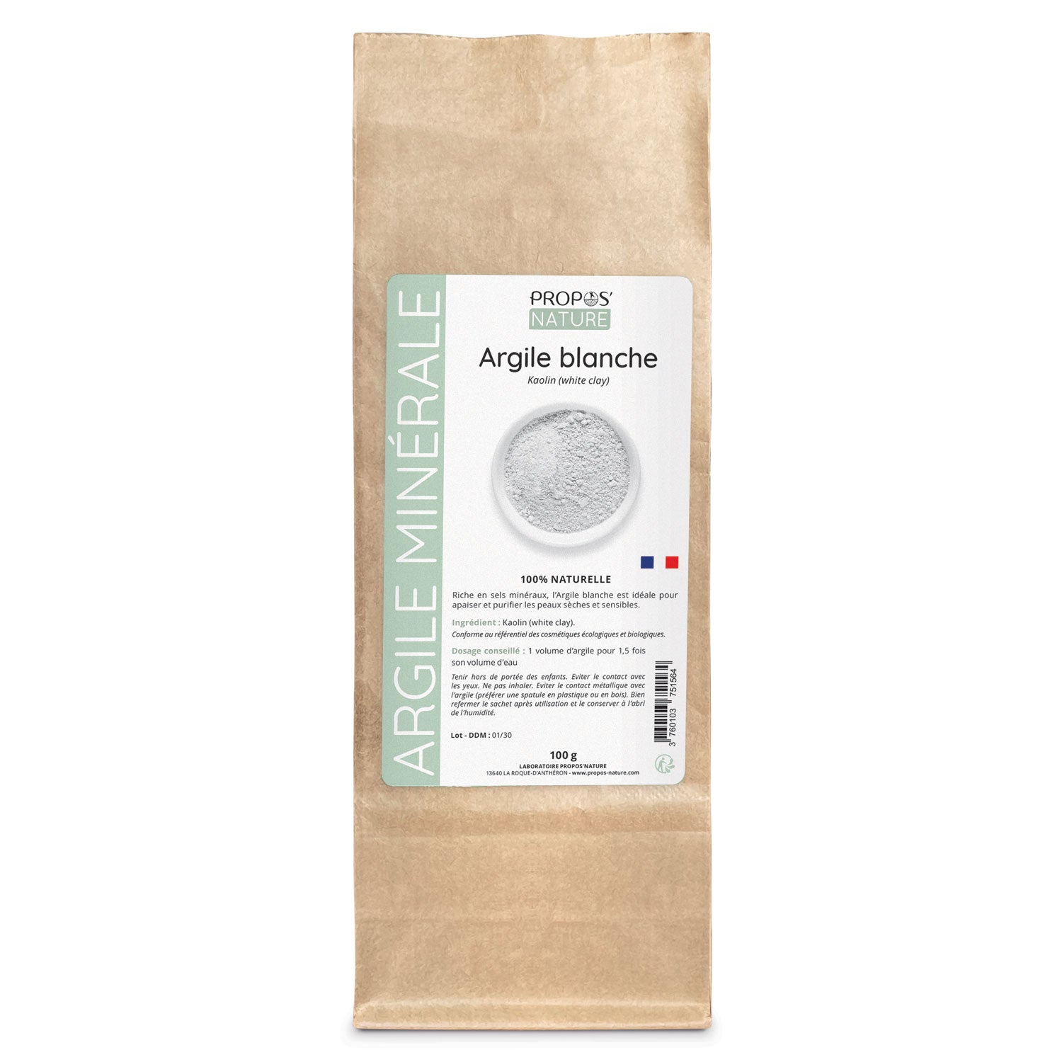 Argile blanche Kaolin
