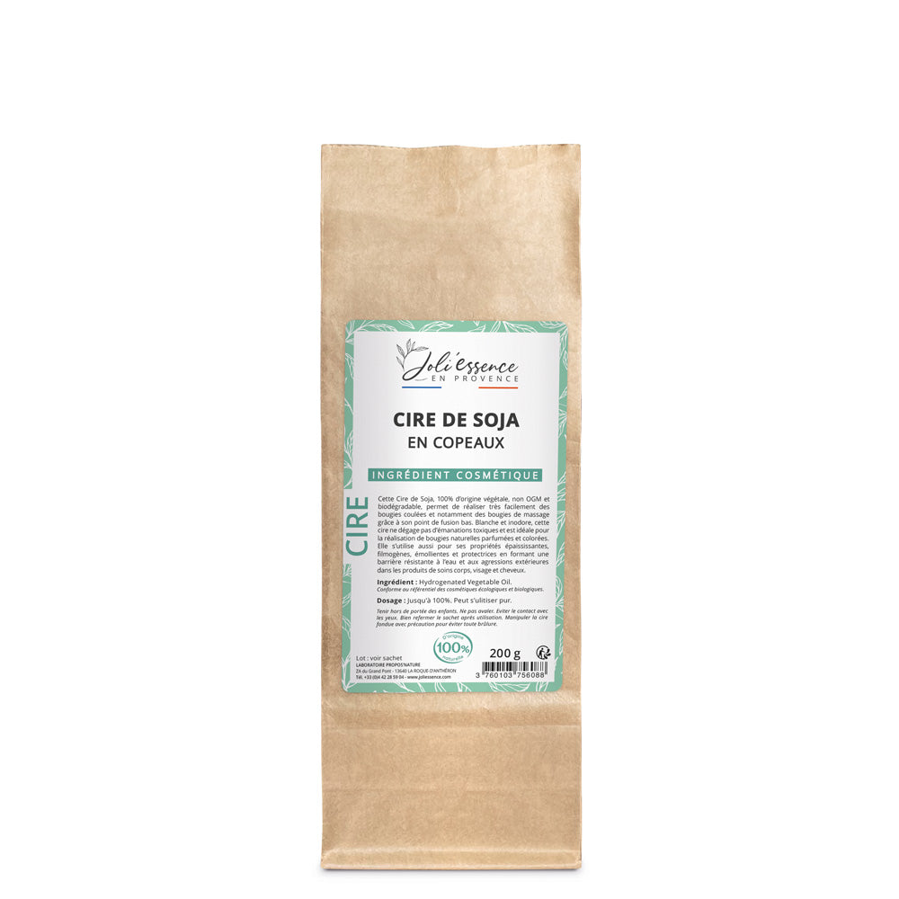 Cire de soja en copeaux