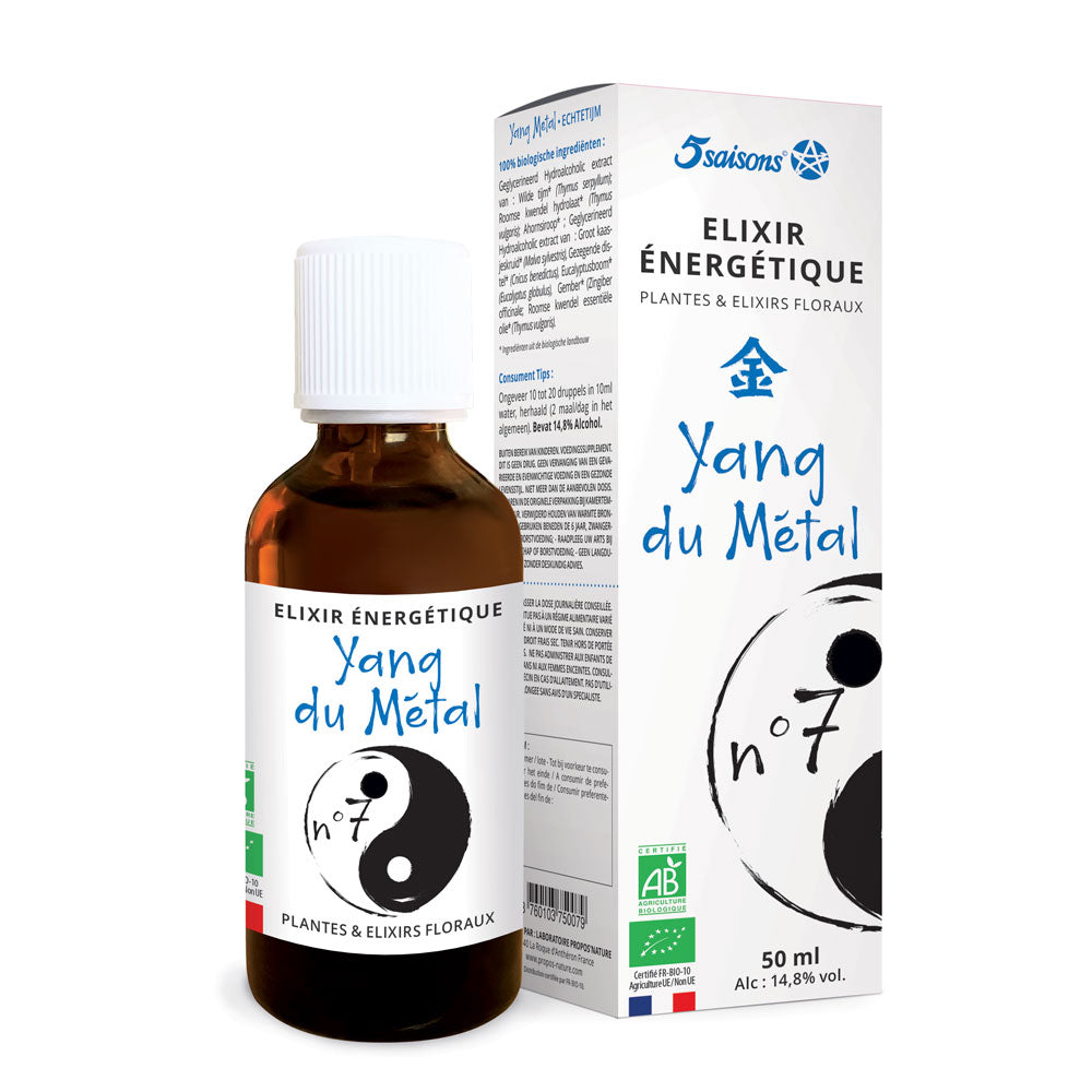 Elixir énergétique Yang du métal