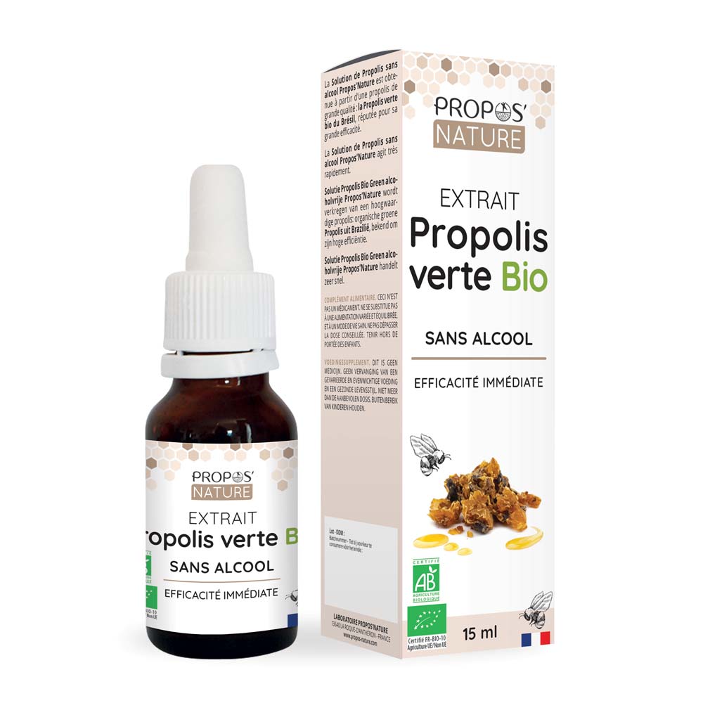 Extrait de Propolis verte sans alcool