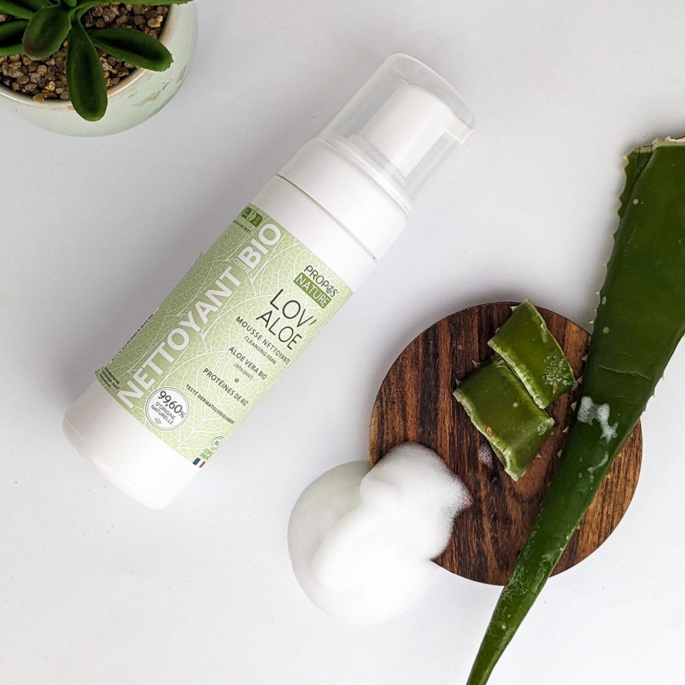 Mousse nettoyante Bio Lov'Aloe