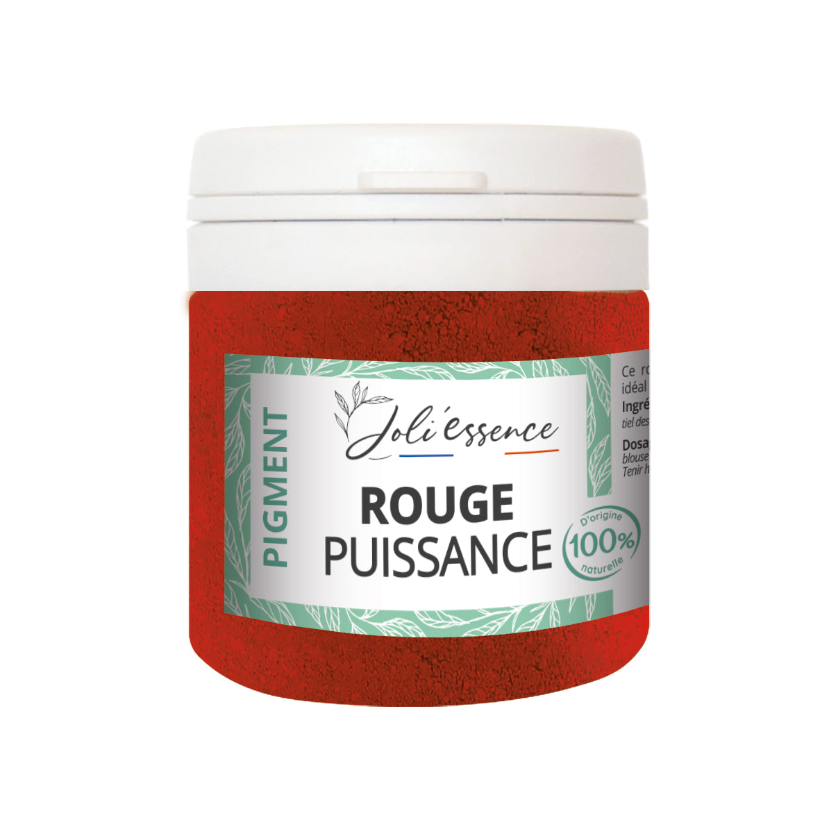 Pigment naturel Rouge puissance