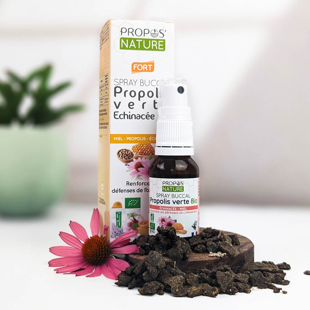 Spray buccal Propolis verte et échinacée bio