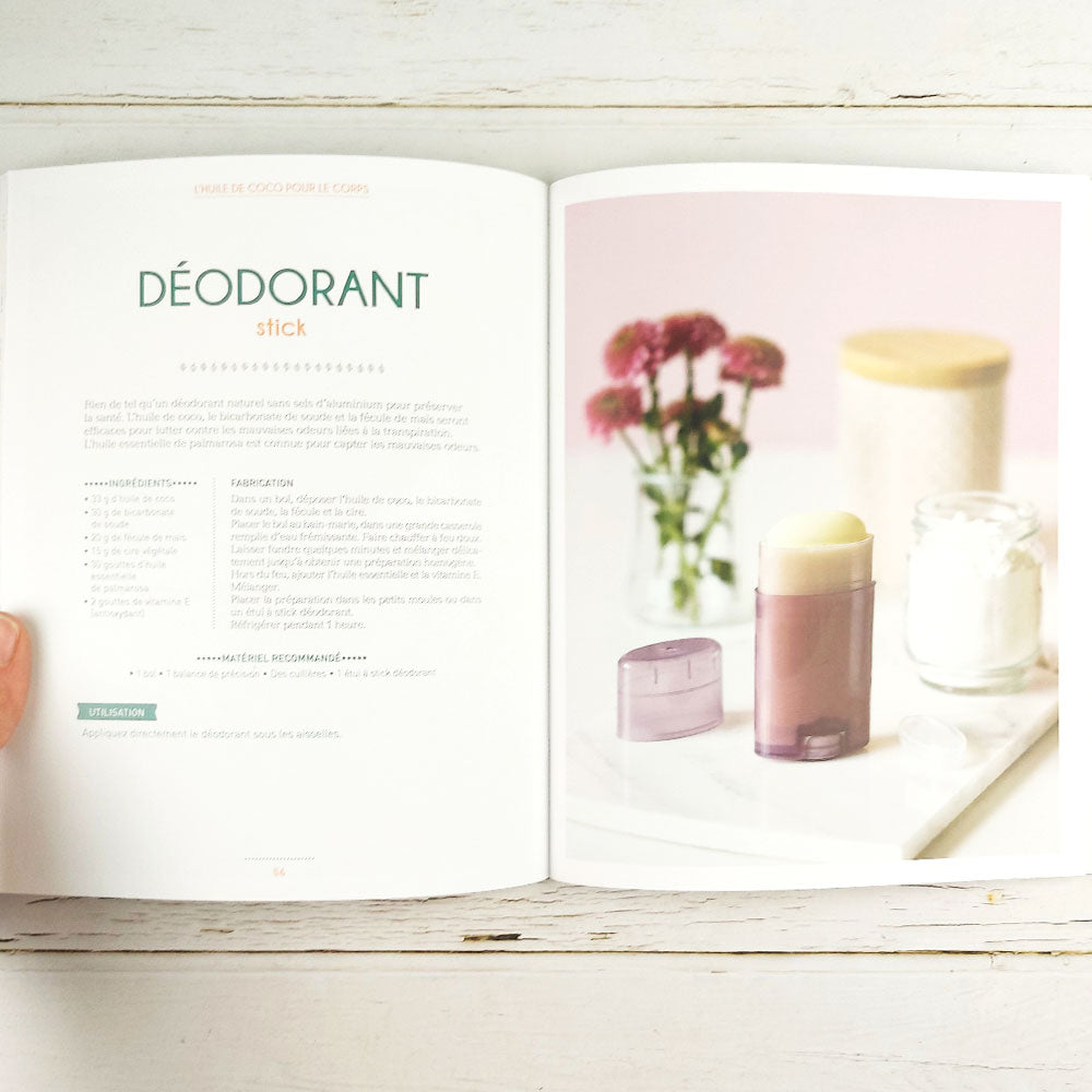 Livre Cosmétique à l'huile de Coco