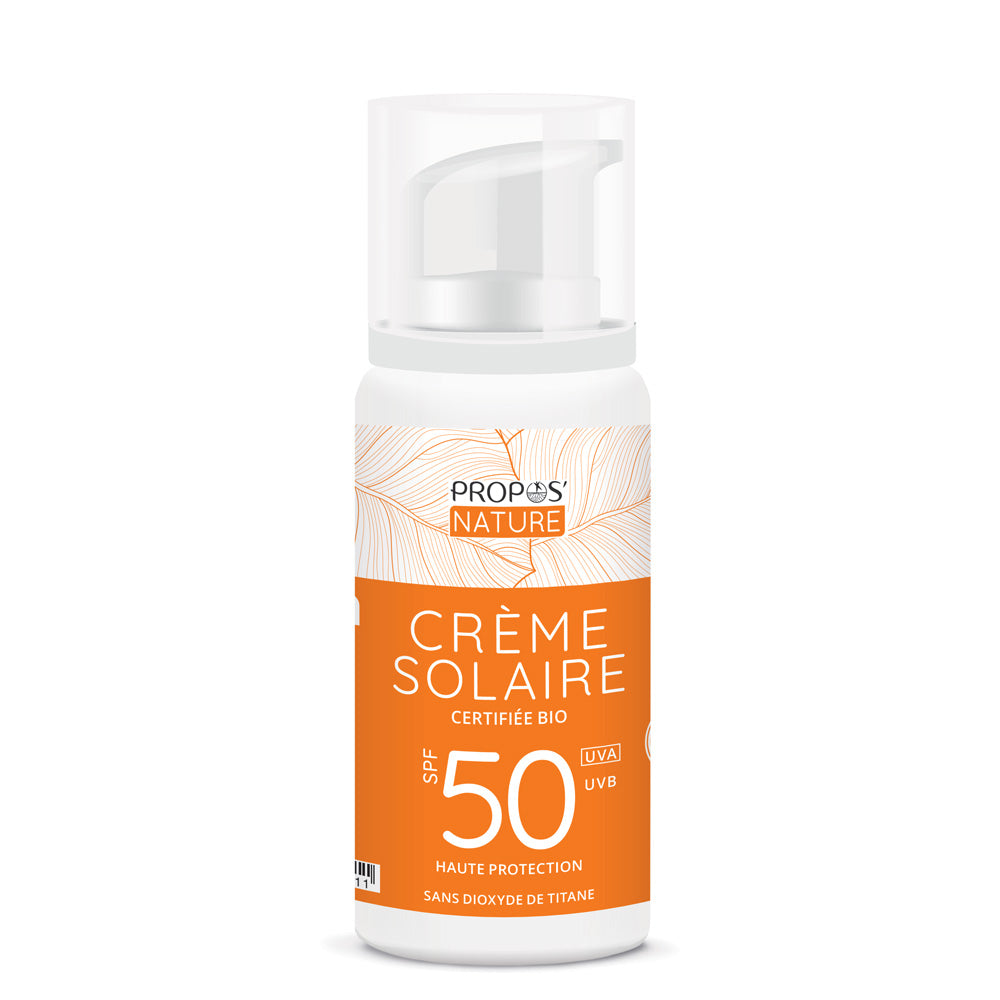 Crème solaire Bio SPF50