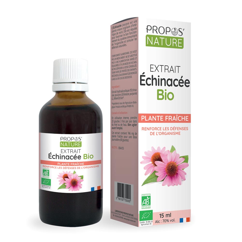 Extrait d'échinacée Bio