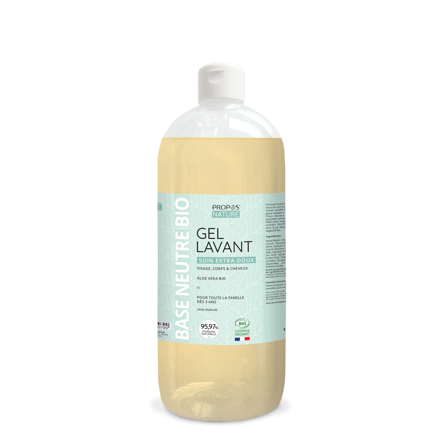 Gel douche neutre Bio