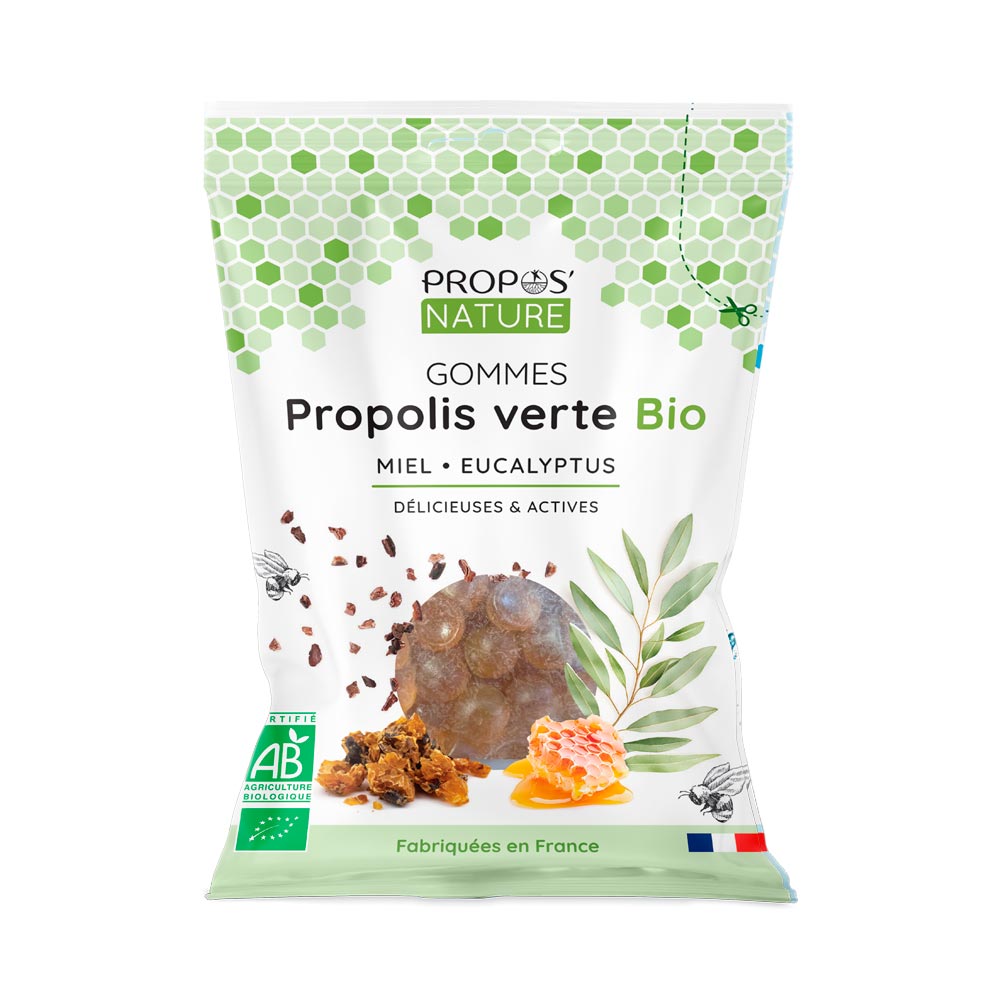 Gommes de Propolis verte Miel & Eucalyptus