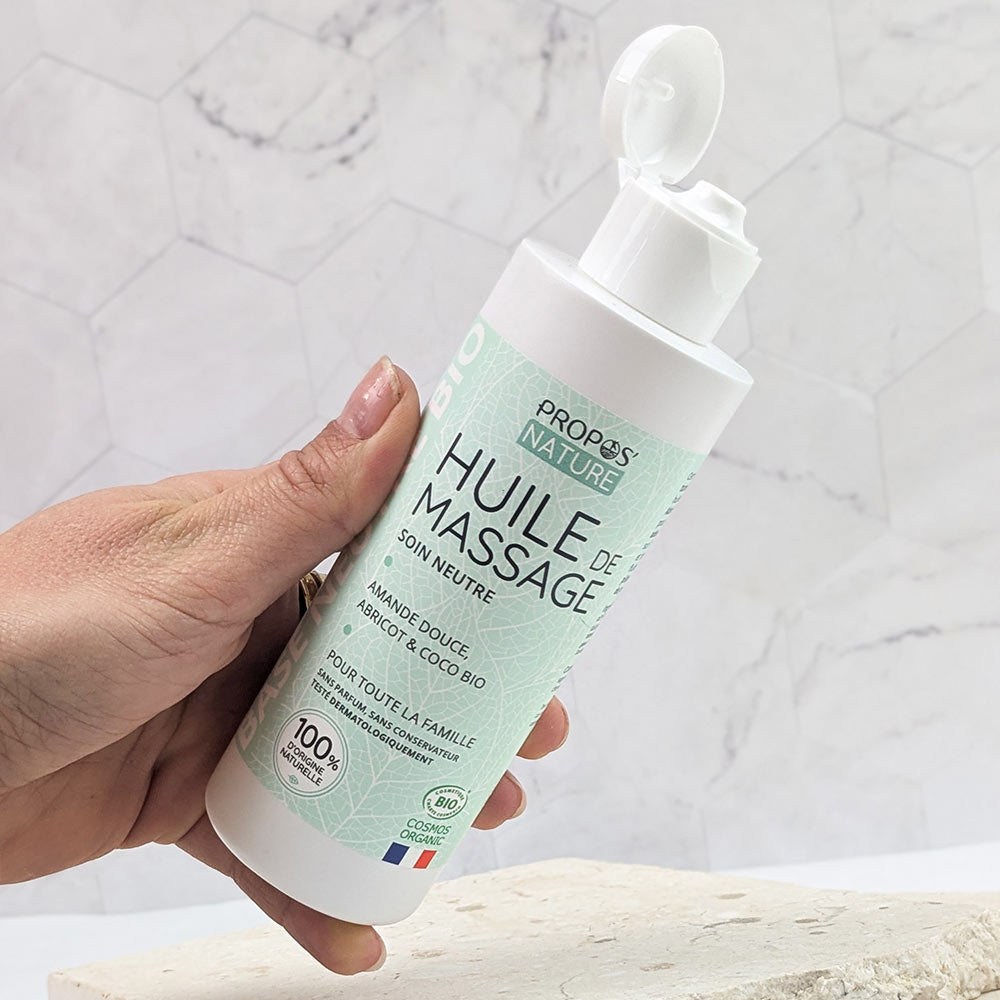 Huile de massage neutre Bio