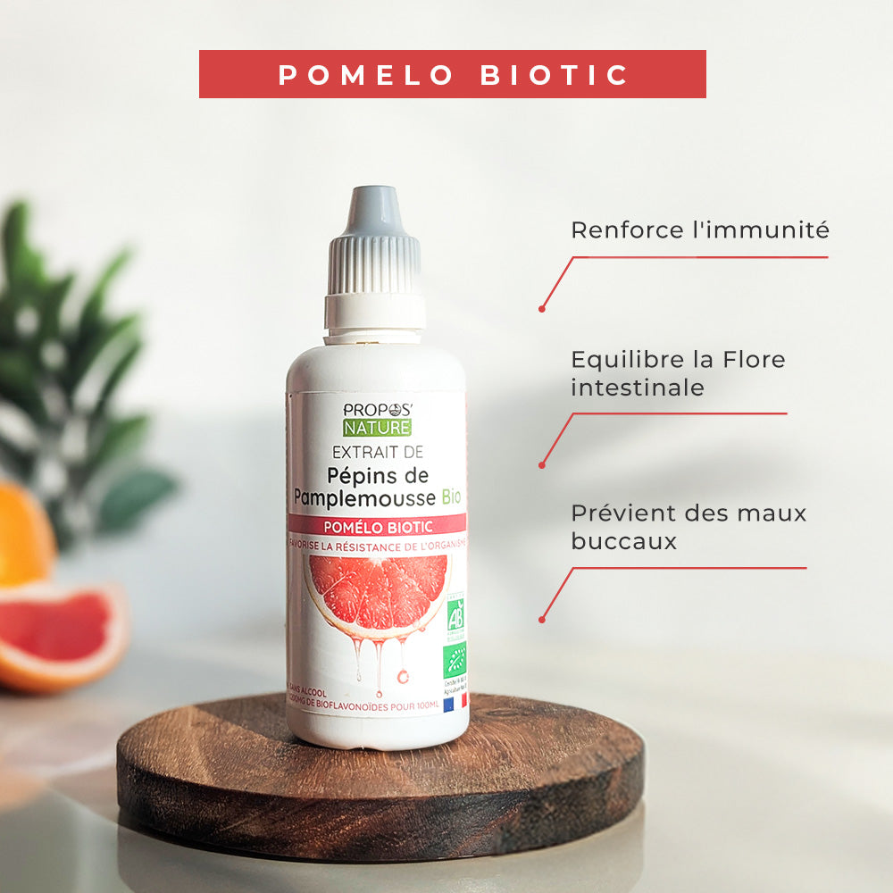 Extrait de pépins de pamplemousse Bio Pomelo