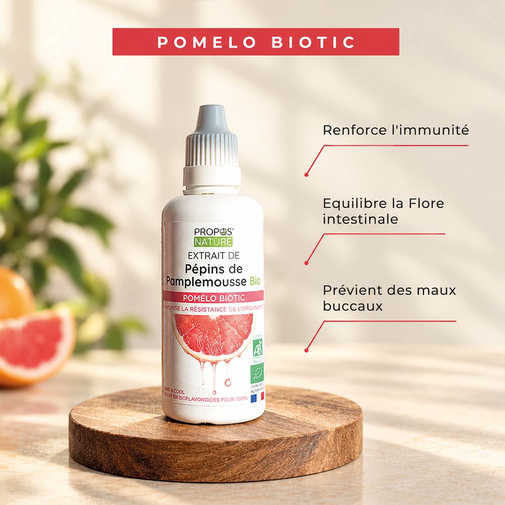 Pomelo - Extrait de pépins de pamplemousse Bio