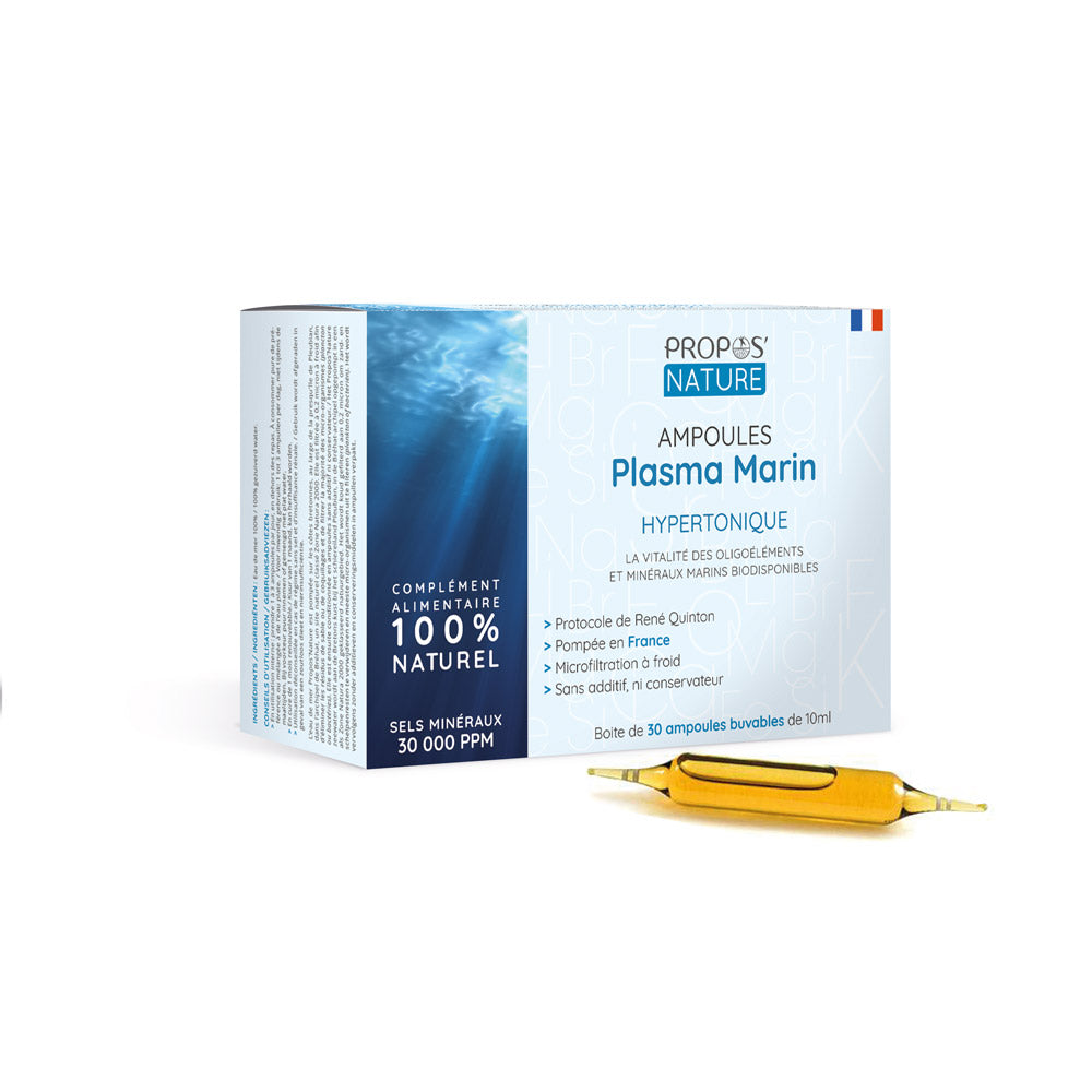 Plasma marin hypertonique - Eau de mer Quinton