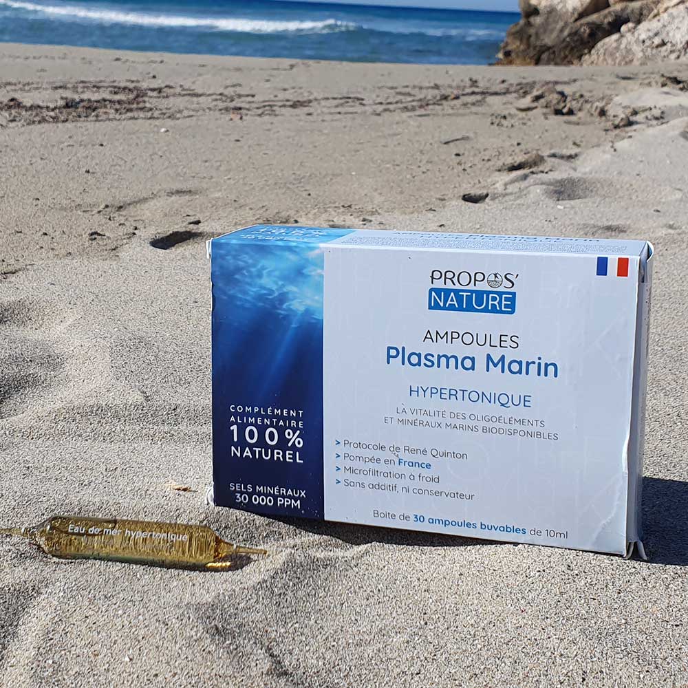 Plasma marin hypertonique - Eau de mer Quinton