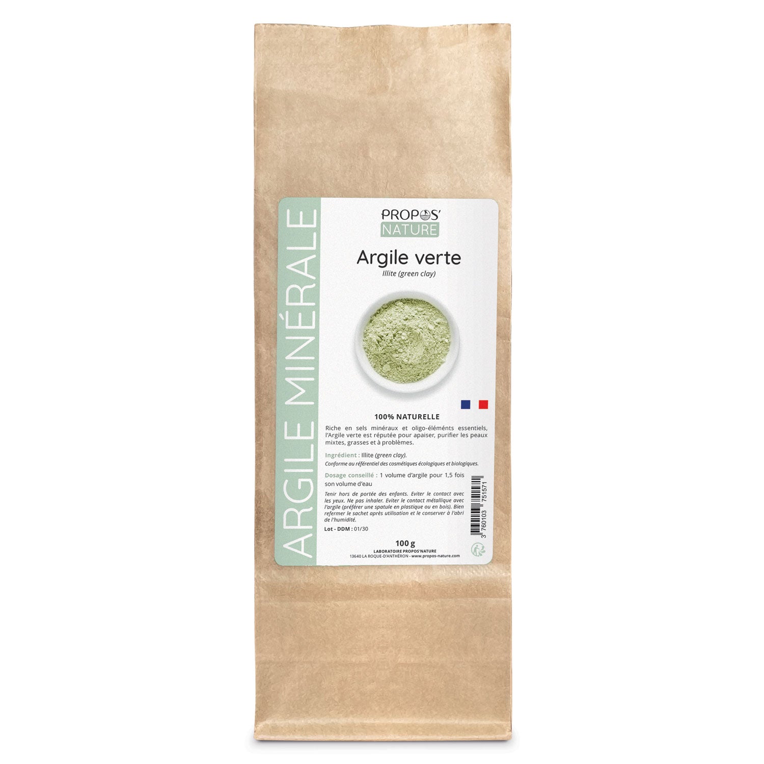 Argile verte Illite