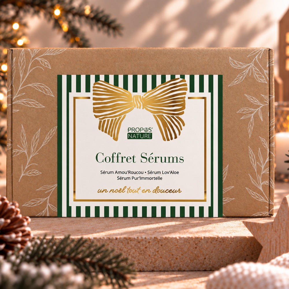Coffret Noël – Trio de Sérums Bio