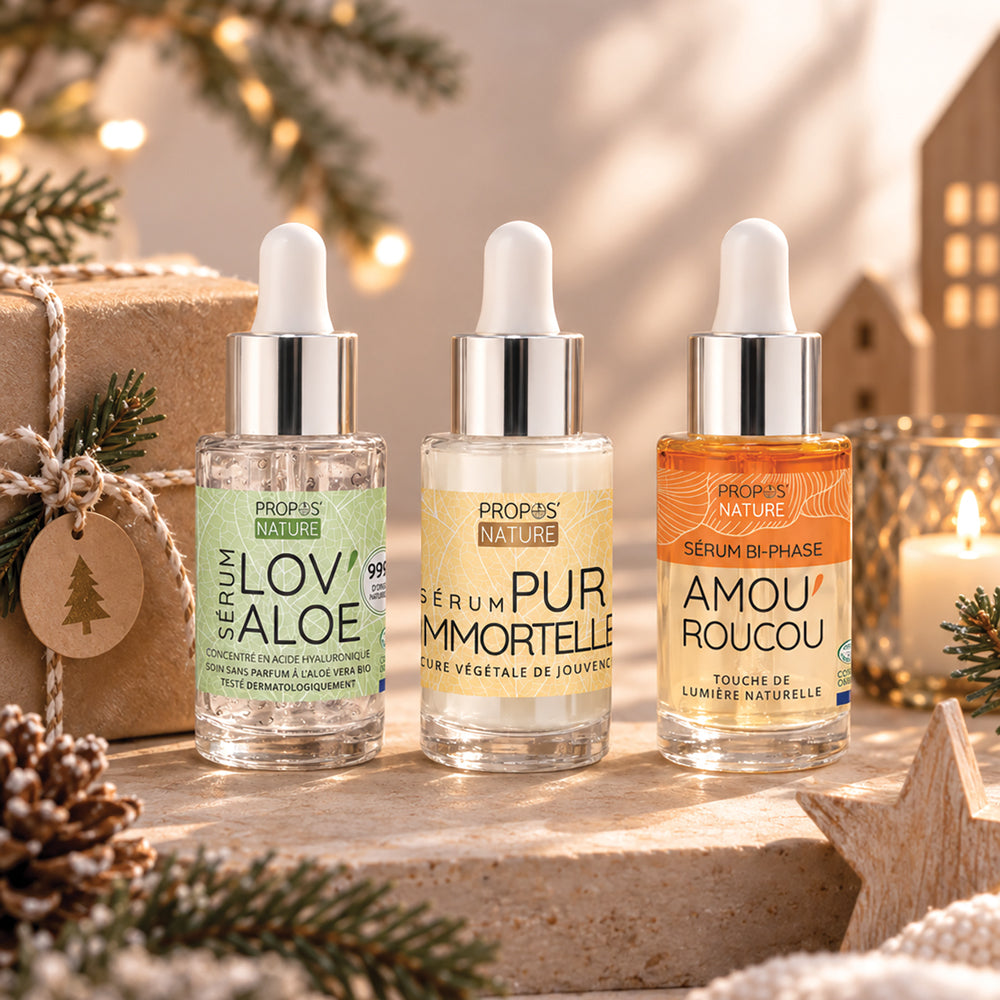 Coffret Noël – Trio de Sérums Bio