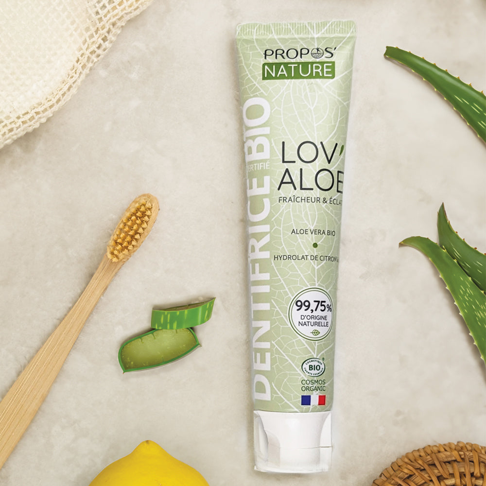 Dentifrice Bio sans Fluor Lov'aloe