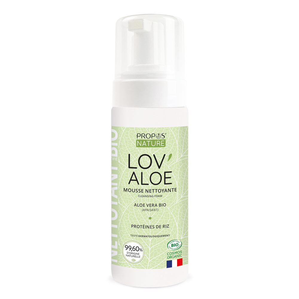 Mousse nettoyante Bio Lov'Aloe