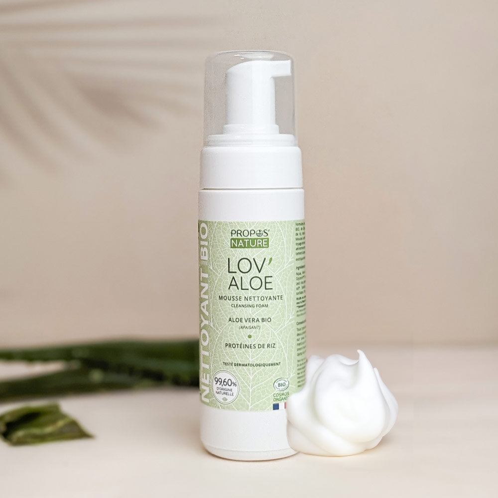 Mousse nettoyante Bio Lov'Aloe