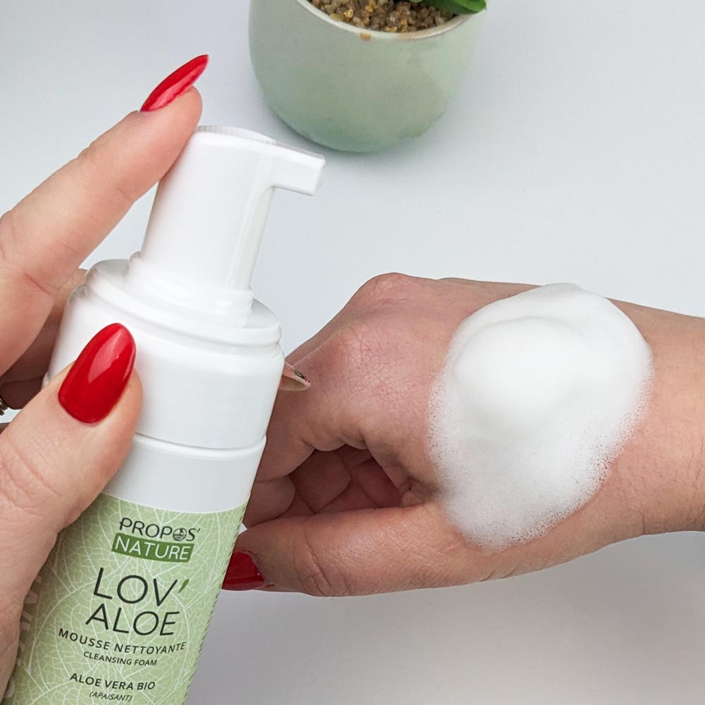 Mousse nettoyante Bio Lov'Aloe