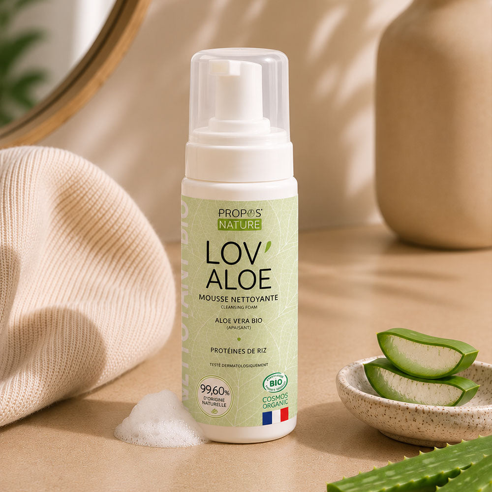 Mousse nettoyante Lov'Aloe