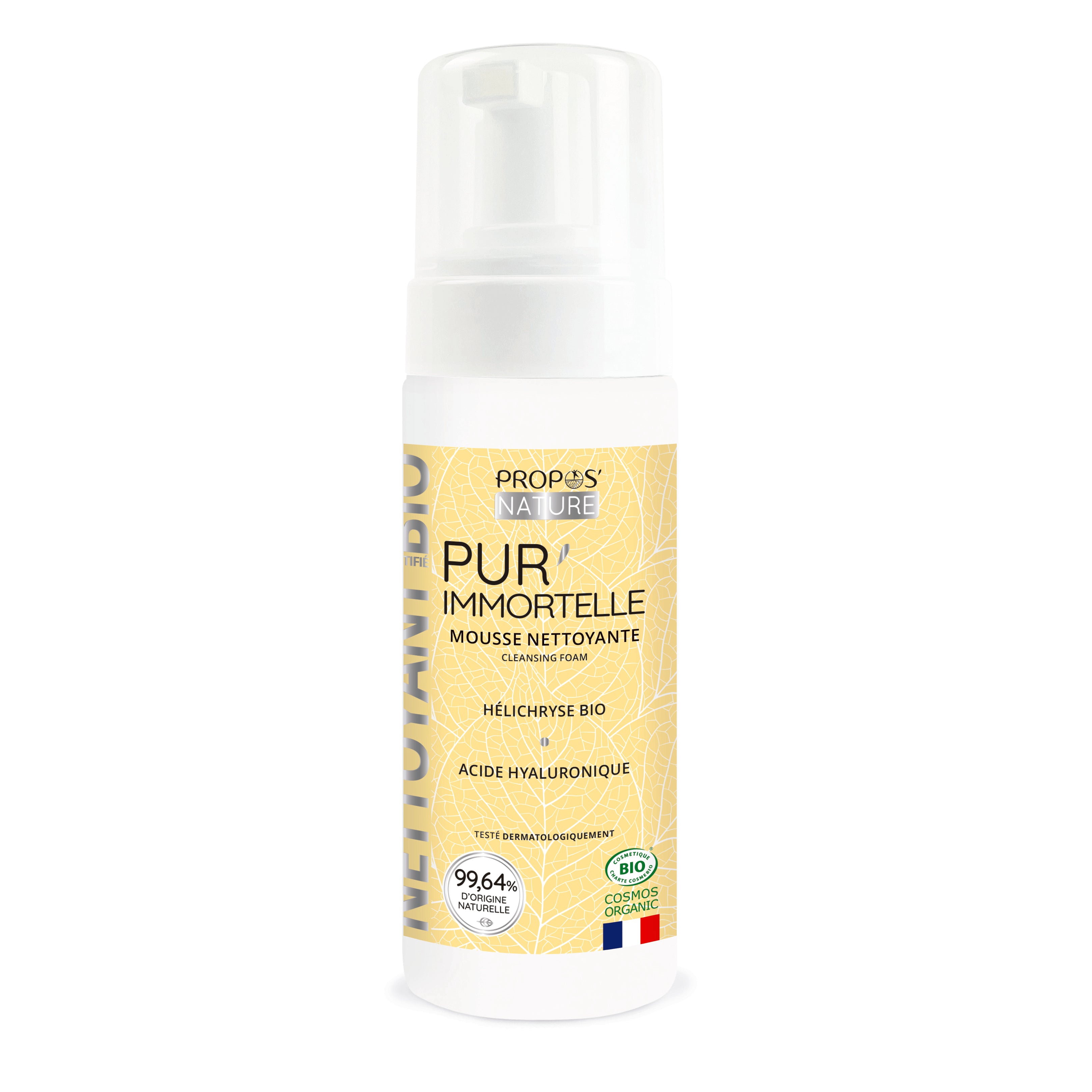 Mousse nettoyante anti-âge Pur'Immortelle Bio