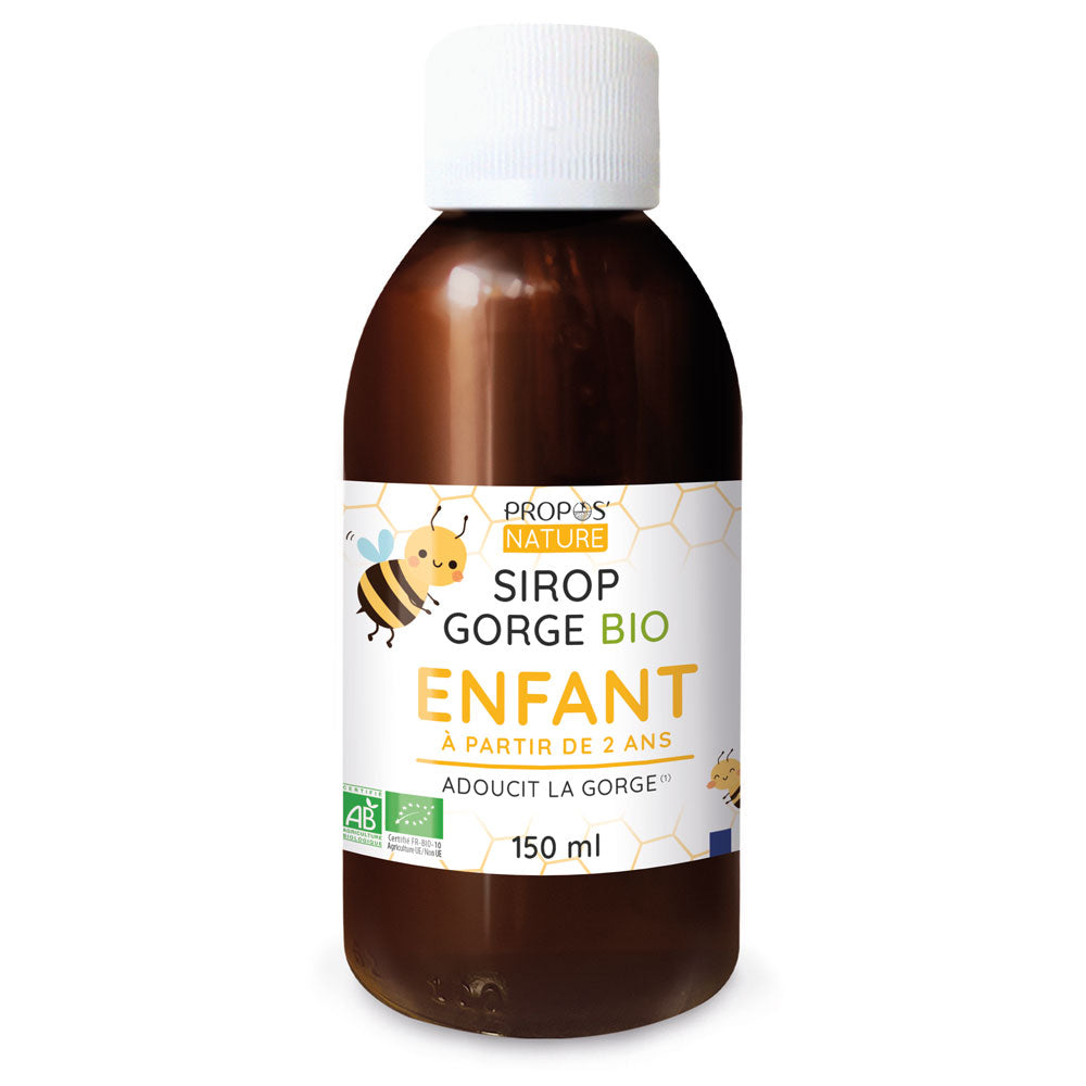 Sirop gorge enfant Bio Propolis & Miel