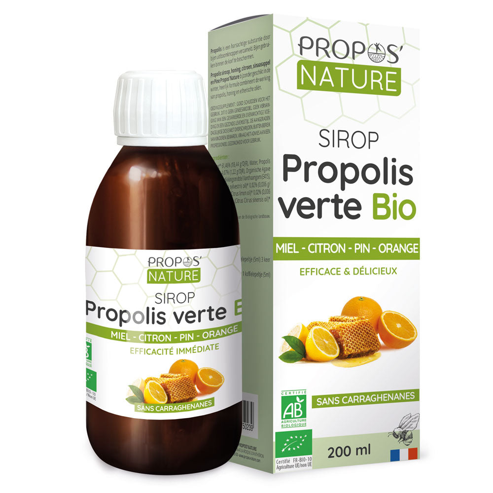 Sirop de Propolis Verte Bio