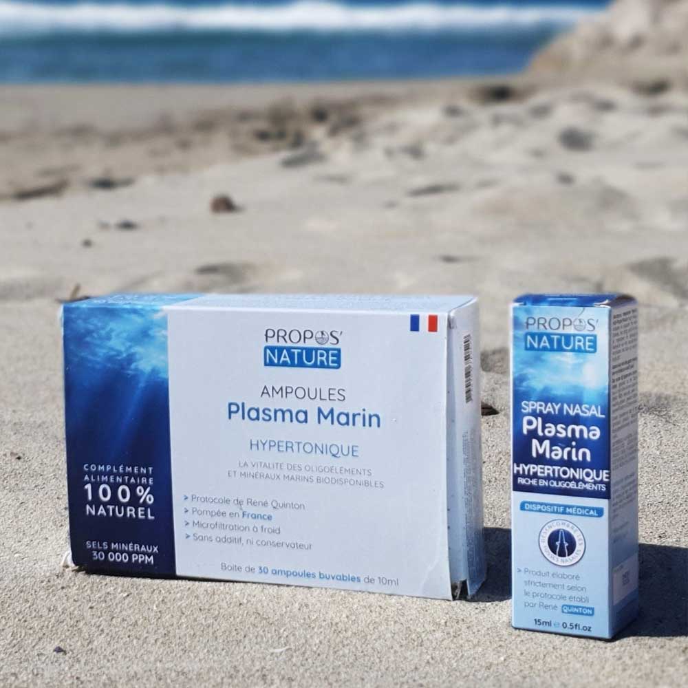 Plasma marin hypertonique - Eau de mer quinton