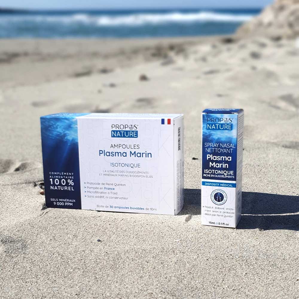 Plasma marin isotonique - Eau de mer quinton