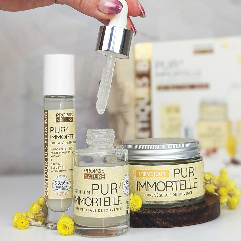 Trousse soins anti-âge Bio Pur'immortelle - Routine jour