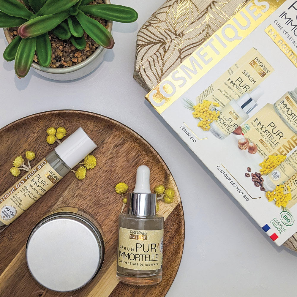 Trousse soins anti-âge Bio Pur'immortelle - Routine jour