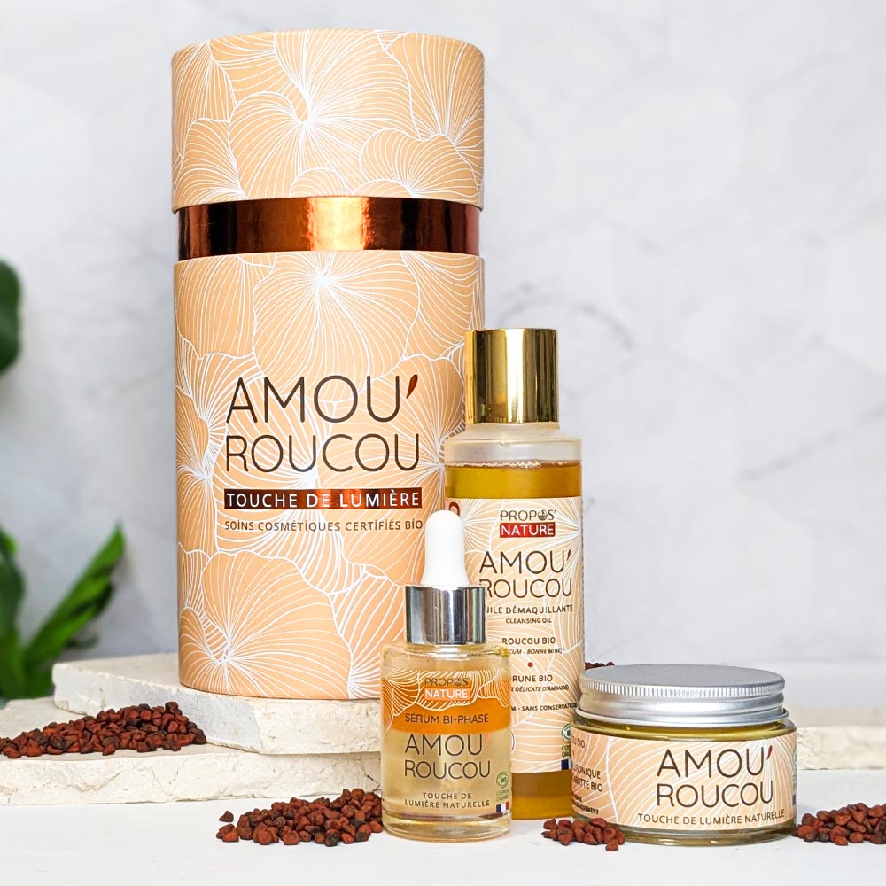 Coffret cosmétique - soins éclat Bio
