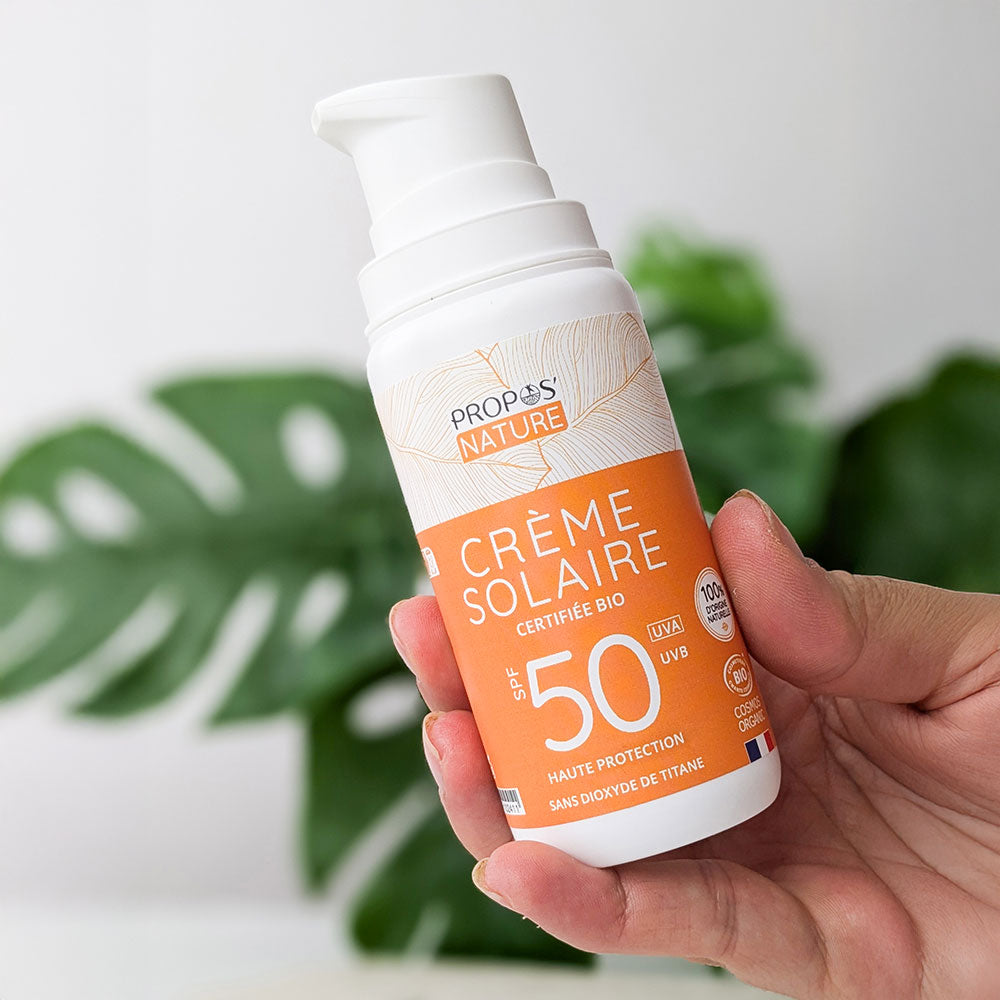 Crème solaire Bio SPF50