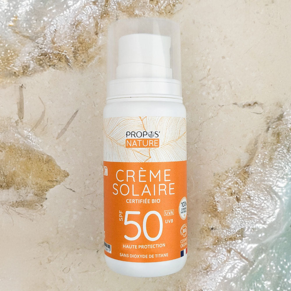 Crème solaire Bio SPF50