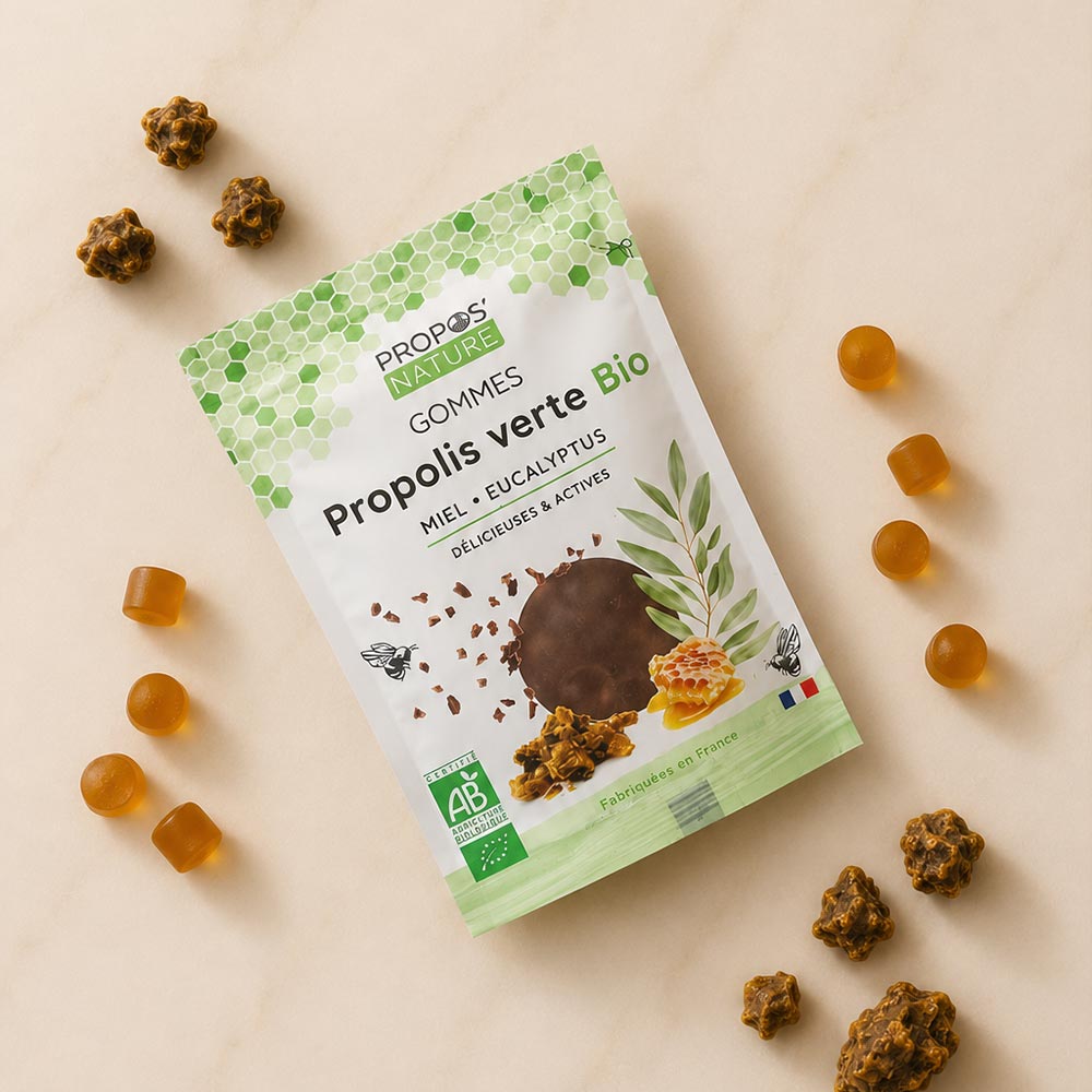 Gommes Propolis verte, Miel et Eucalyptus