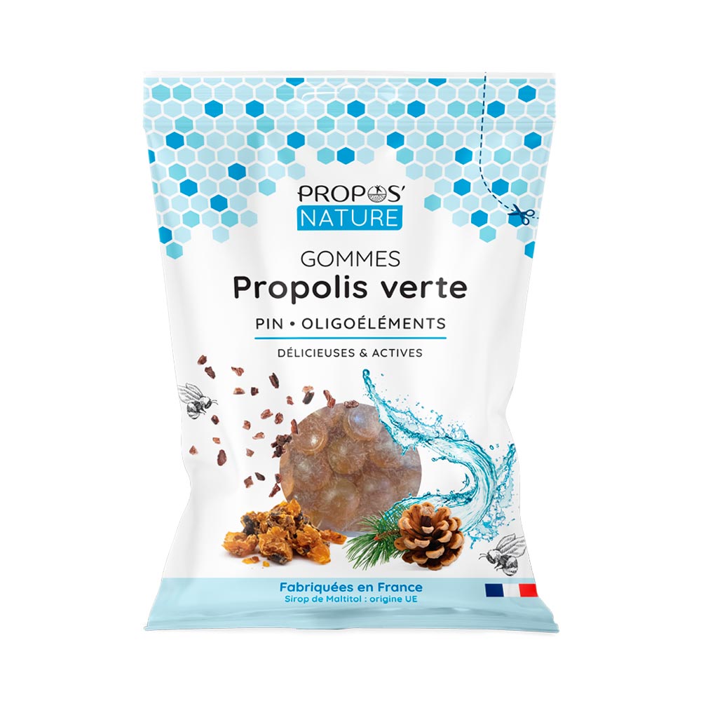 Gommes de Propolis verte Pin & oligoéléments
