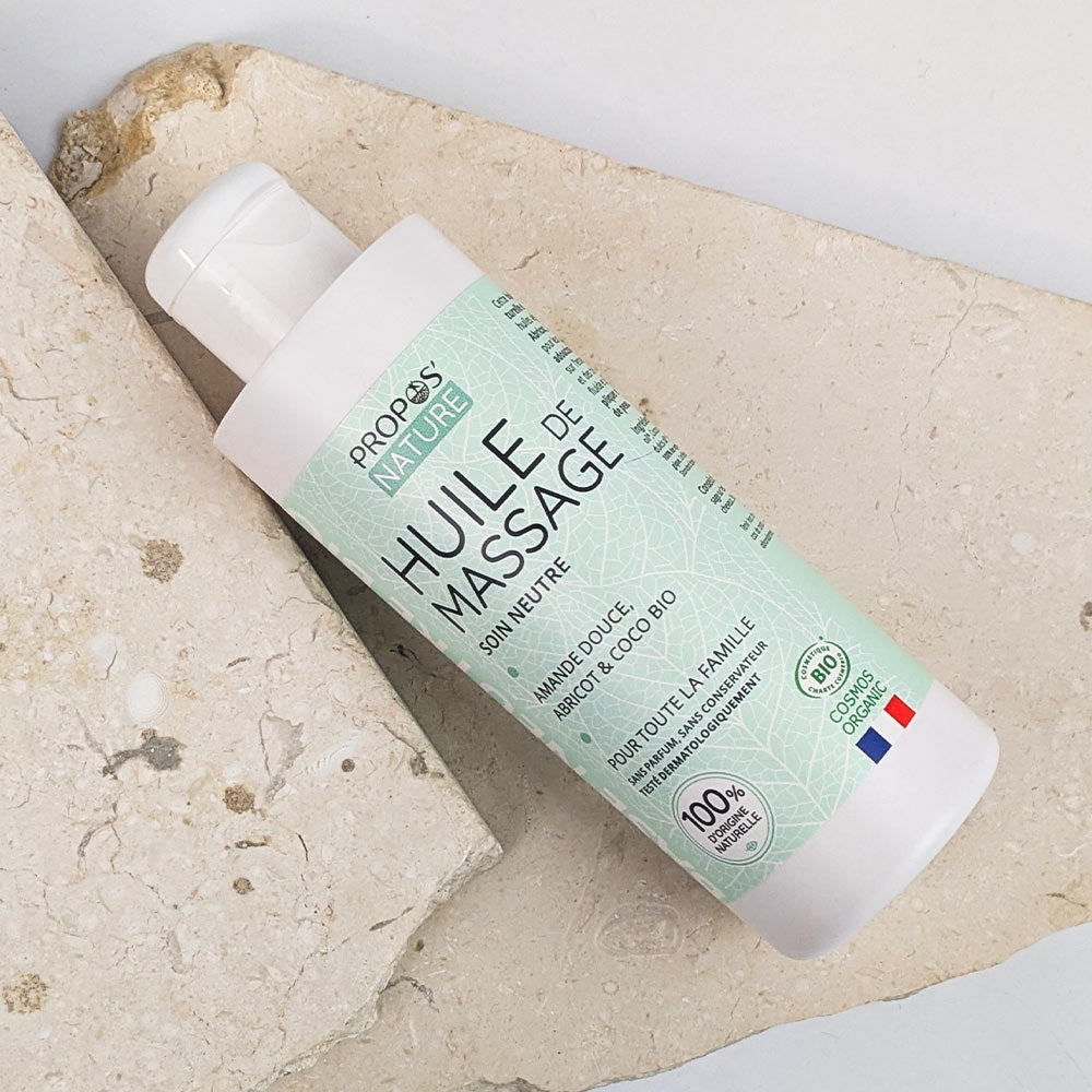 Huile de massage neutre Bio