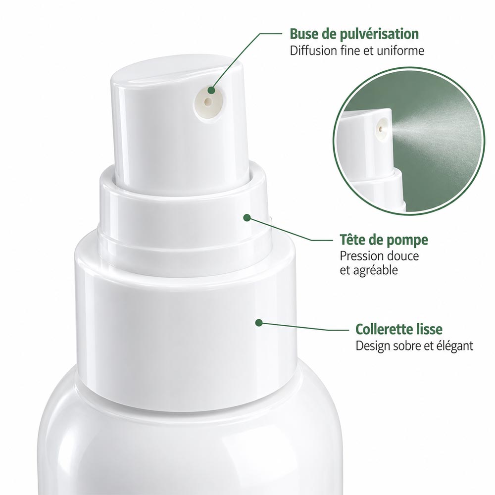 Flacon Everest blanc