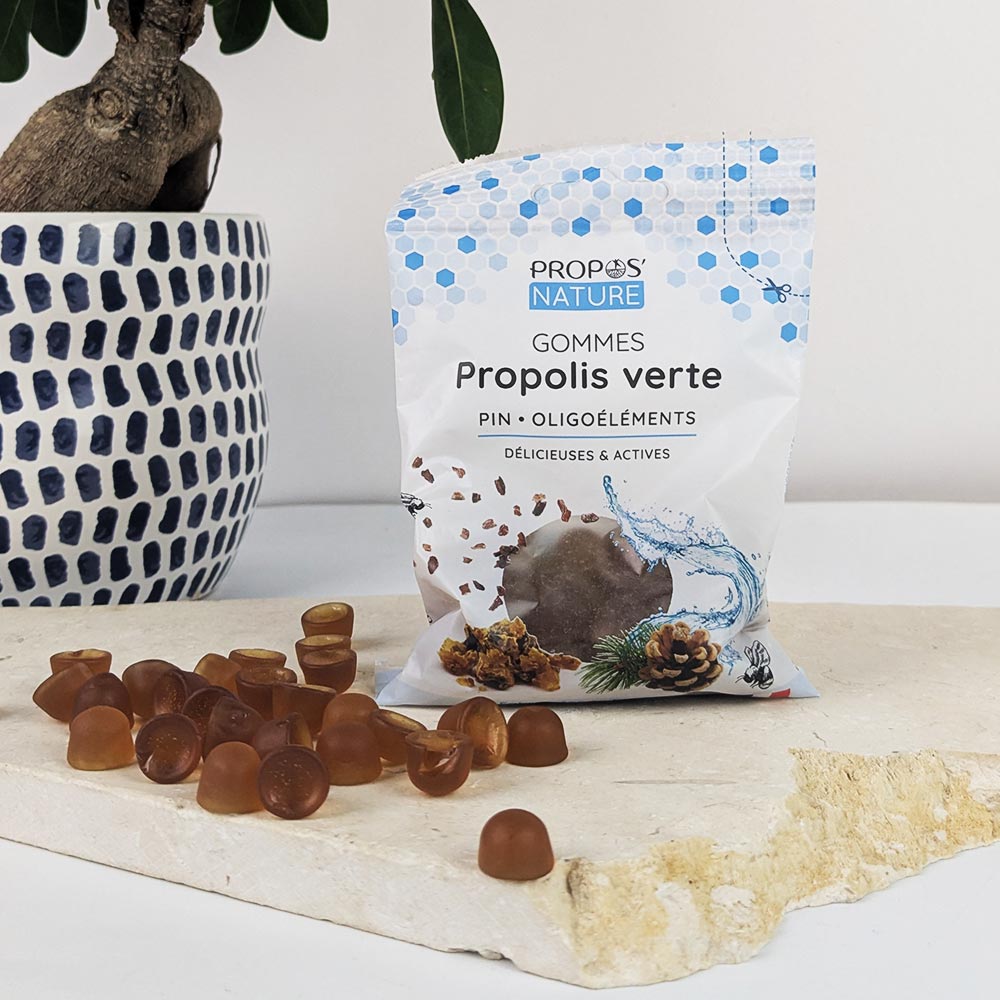 Gommes de Propolis verte Pin & oligoéléments