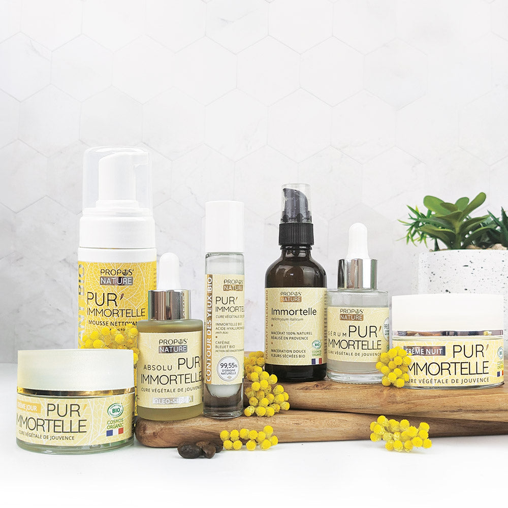 Soins Bio à l'Immortelle