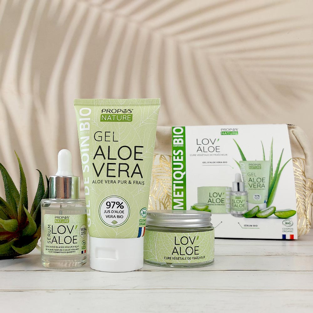 Trousses cosmétique Lov'Aloe - soins Bio Aloe Vera