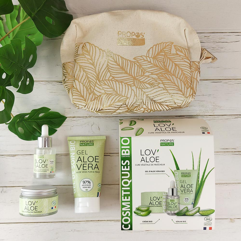 Trousses cosmétique Lov'Aloe - soins Bio Aloe Vera