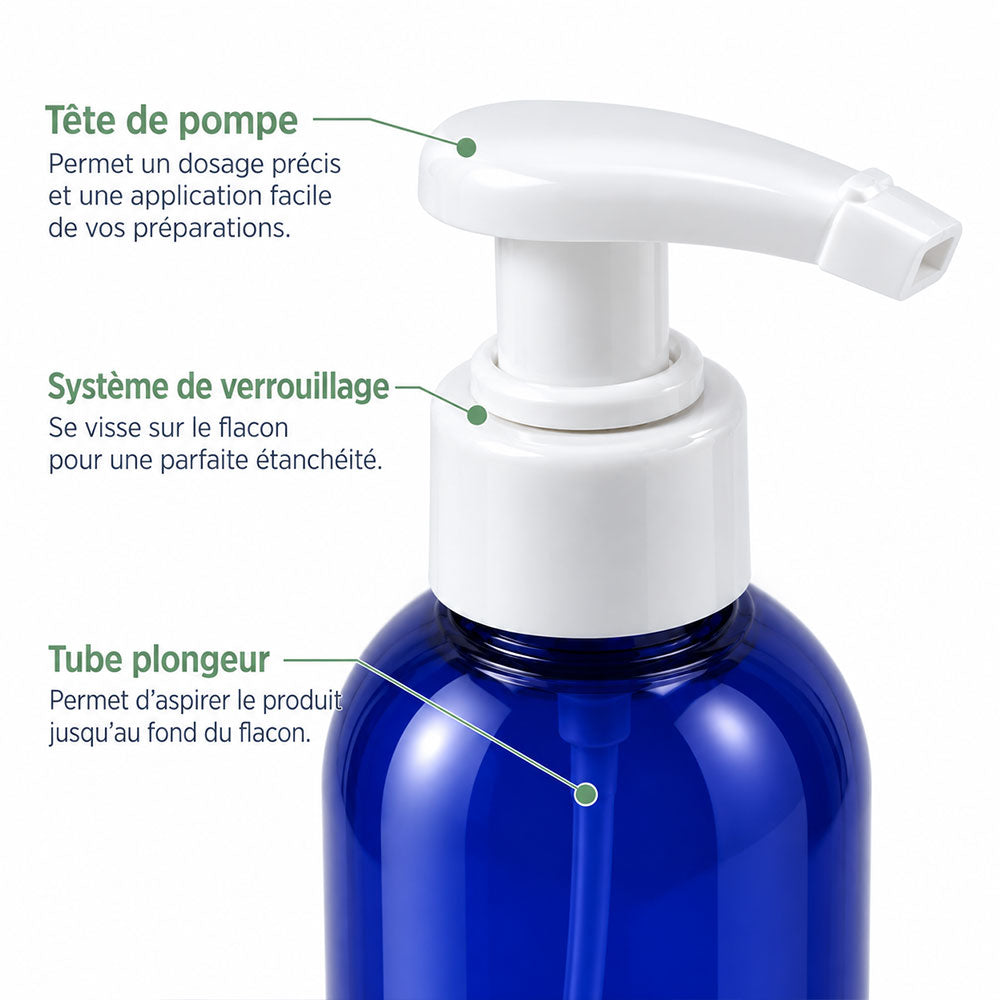 Flacon Victoire bleu